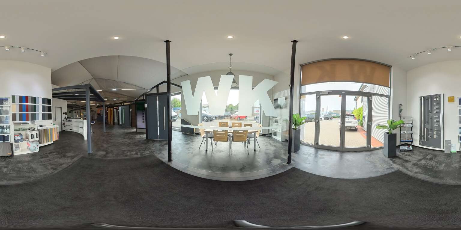 Panorama 360° Showroom von WK Fenster und Türen